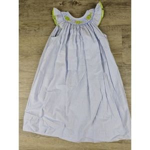 Silly Goose Hand Smocked Fish Dress